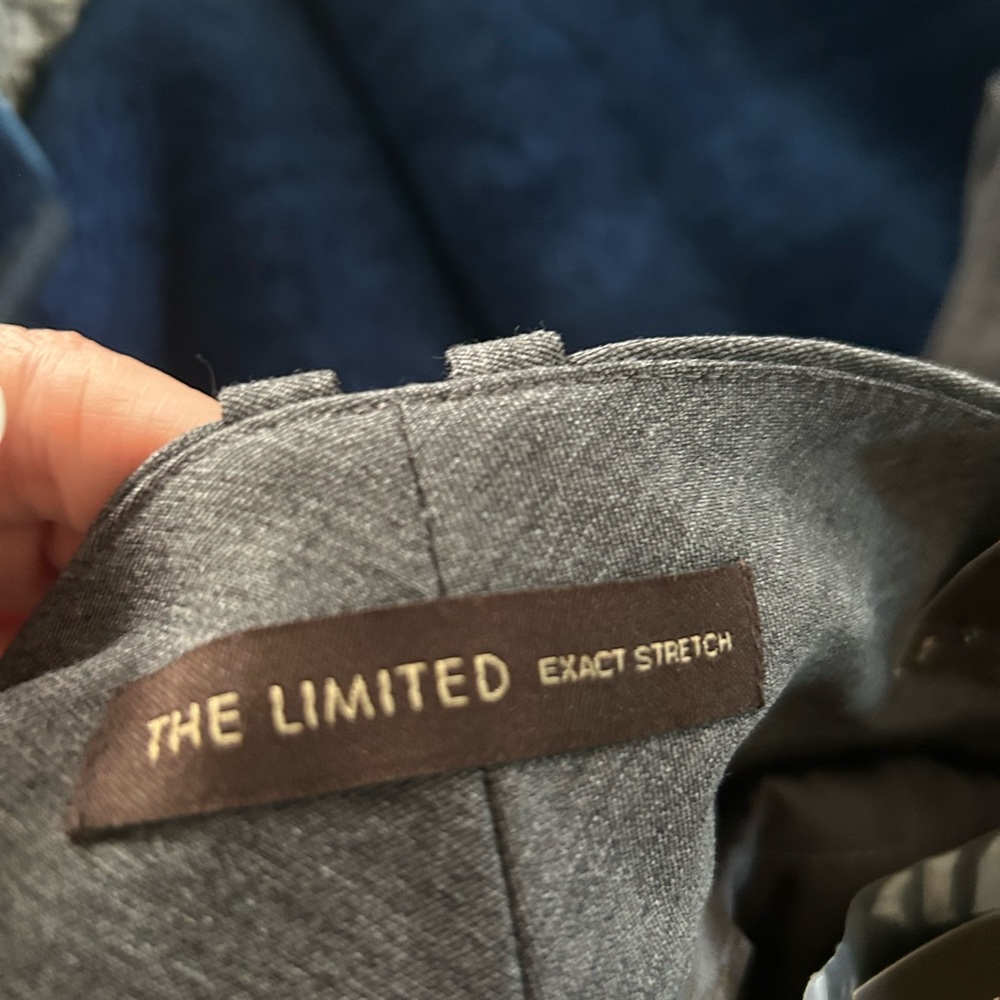 The Limited Gray Classic Flare Pants